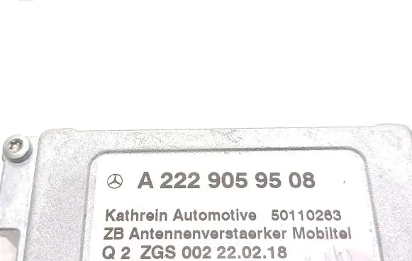 Mercedes-Benz S W222 Aerial antenna amplifier A2229059508