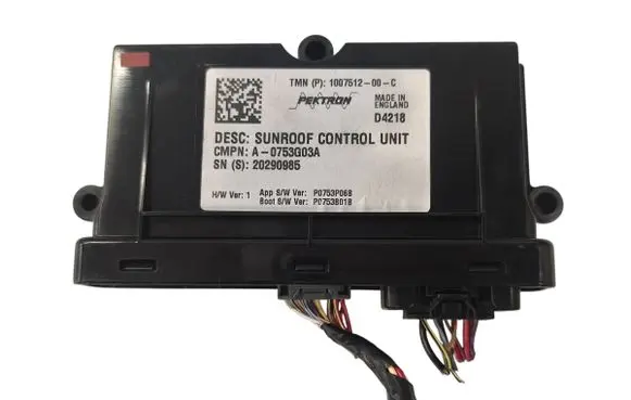 Tesla Model S Sunroof control unit/module 100751200C P0753P06B 20290985