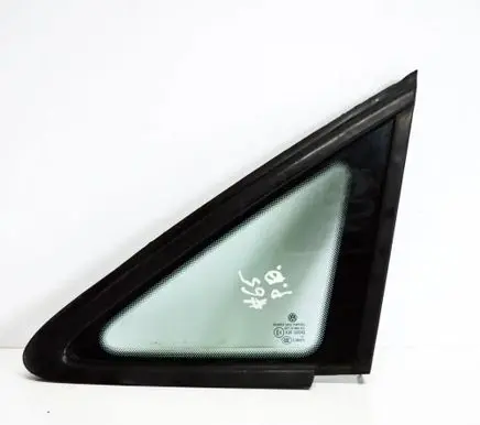Volkswagen Touran I Front door vent window glass four-door 43R00048