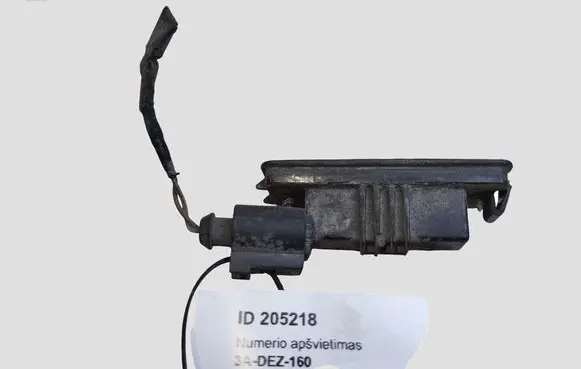 Volkswagen Golf V Number plate light 5312900