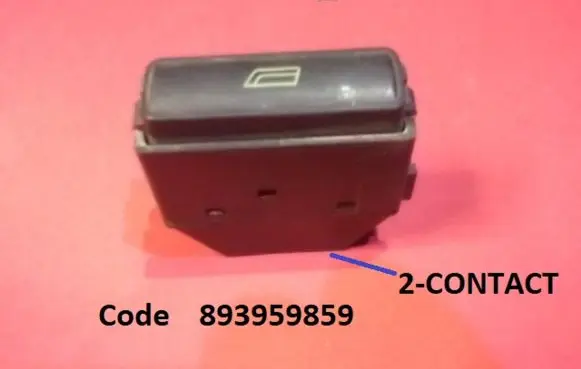 Audi A6 S6 C4 4A Electric window control switch 893959859