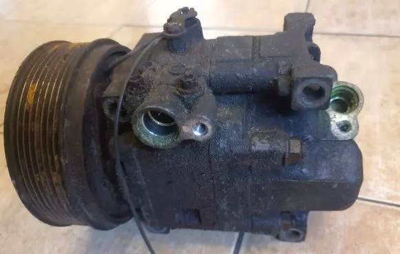 Mazda 626 Air conditioning (A/C) compressor (pump) H12A1AE4DC A1013285 HFC13410