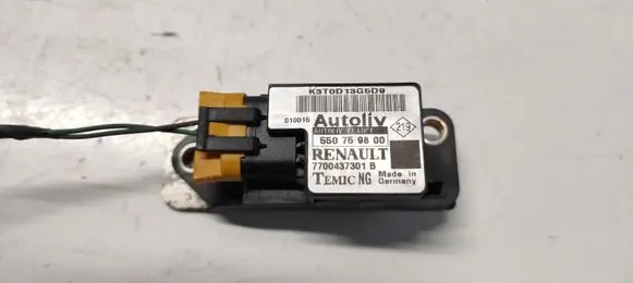 Renault Scenic I Airbag deployment crash/impact sensor 550759800 7700437301B 010015