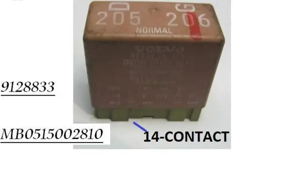 Volvo 850 Central locking relay 9128833 MB0515002810