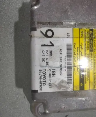 Toyota Corolla Verso E121 Airbag control unit/module 891700F032 213819107 02470638F8