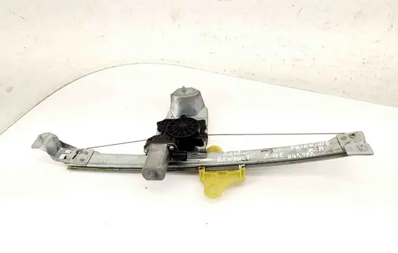 Front door window regulator with motor