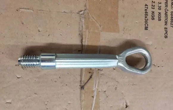 Towing hook eye