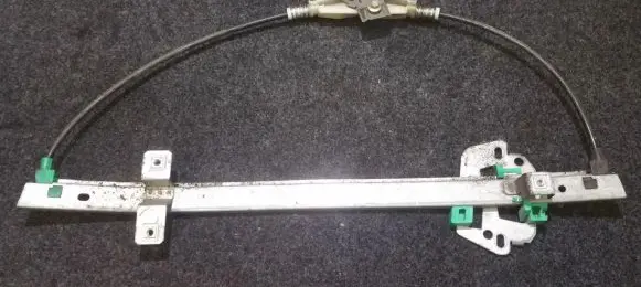 Sliding door window regulator with motor