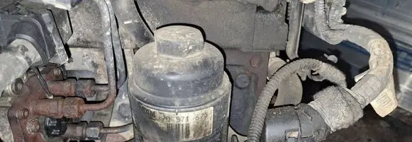Opel Vectra C Oil filter cover 90571673 use