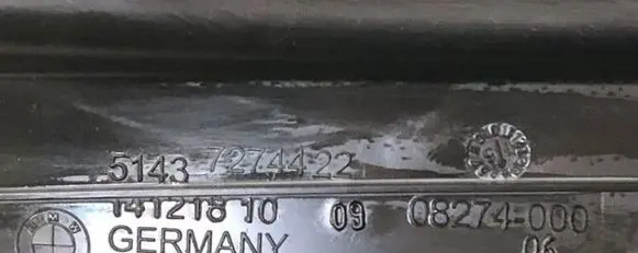 BMW 6 F06 Gran coupe Front sill trim cover 7274422