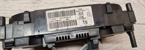 Peugeot 307 CC Climate control unit 96527144xt 216673905