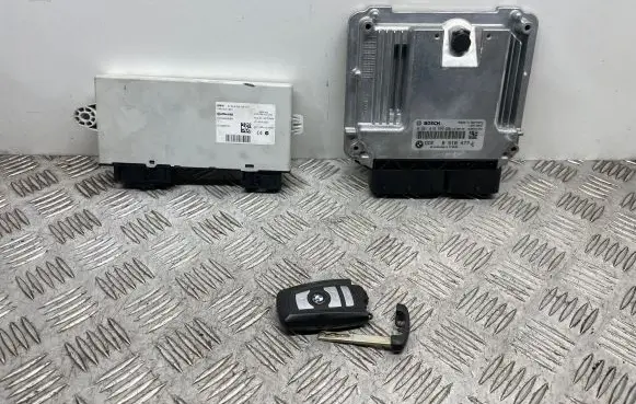 BMW 5 F10 F11 Engine ECU kit and lock set 8518477 0281018609 9268752
