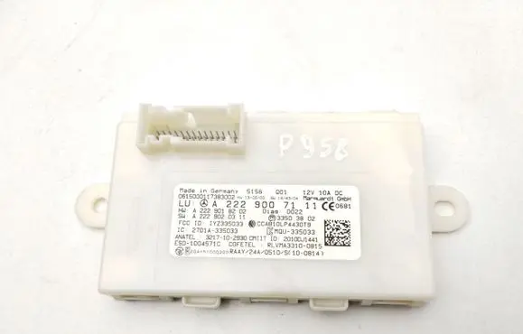 Mercedes-Benz S W222 Keyless (KESSY) go control unit/module A2229007111