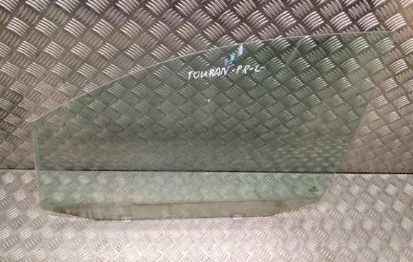 Volkswagen Touran I Front door window glass four-door 43R001582