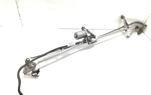 Front wiper linkage and motor