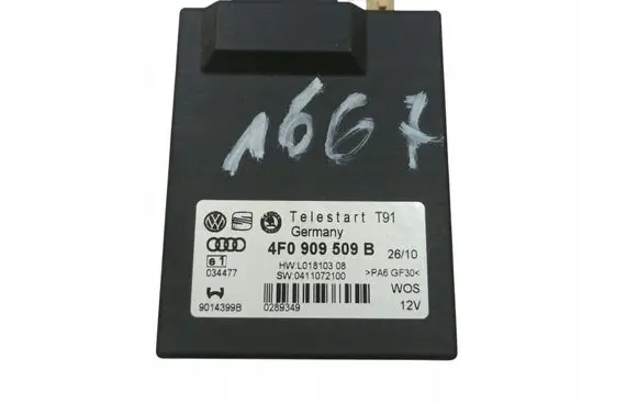 Audi A6 S6 C6 4F Other control units/modules 4F0909509B