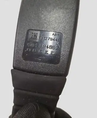 Opel Signum Front seatbelt buckle 13127944F