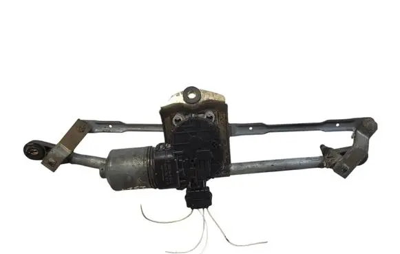 Front wiper linkage and motor