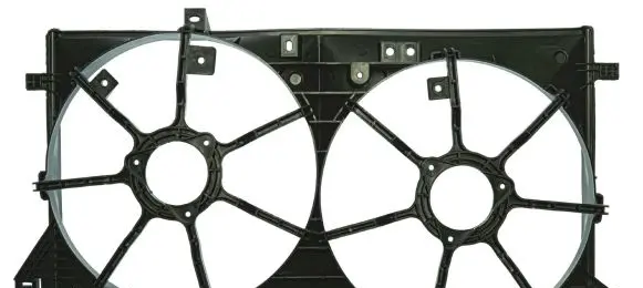 Mazda 3 II Radiator cooling fan shroud Z6B2-15-025 Z66815025