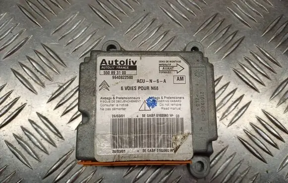 Citroen Xsara Picasso Airbag control unit/module 9640822580 550893100