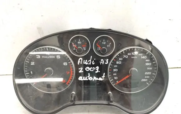 Audi A3 S3 A3 Sportback 8P Speedometer (instrument cluster) 8P0920931TX 110280390002
