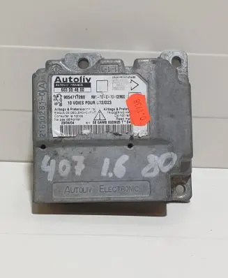 Peugeot 407 Airbag control unit/module 603554600