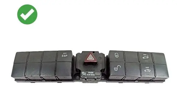 Mercedes-Benz C W203 Hazard light switch 2038216081 33635701