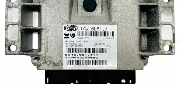 Peugeot 3008 I Engine control unit/module 9662259680