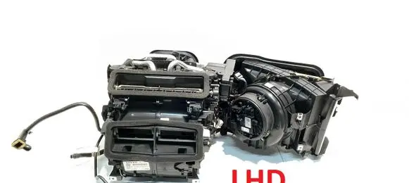 Interior heater climate box assembly