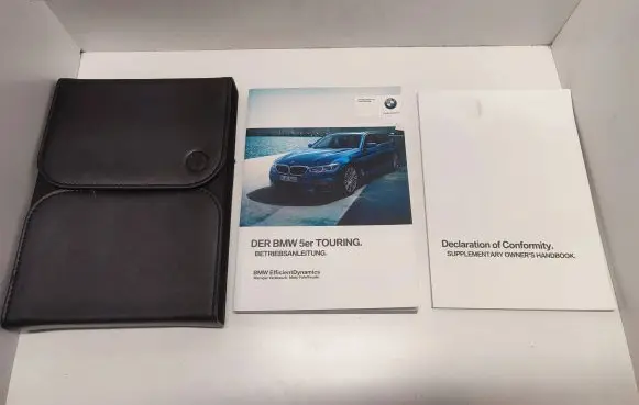 BMW 5 G30 G31 G38 Owners service history hand book 01402984769 01402989594 01402722548