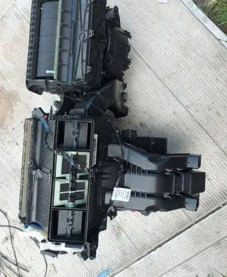 Interior heater climate box assembly