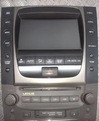 Lexus GS 300 350 430 450H Head unit multimedia control 8611130430 039002274 4123000395