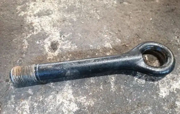 Towing hook eye