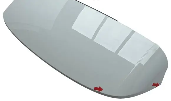 Volkswagen Tayron II Rear window tailgate spoiler 57L827933A LC9A