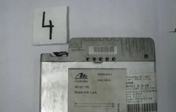 Saab 9000 CC ABS control unit/module 10093501144 4002176
