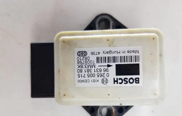 Citroen C5 ESP acceleration yaw rate sensor 9663138180 0265005715