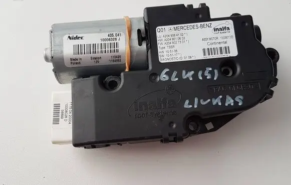 Mercedes-Benz GLK (X204) Sunroof motor/actuator A2049064102 A2049027301 A2049010602
