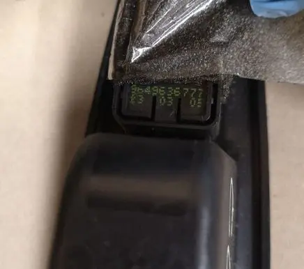 Citroen C4 I Electric window control switch 9650912777
