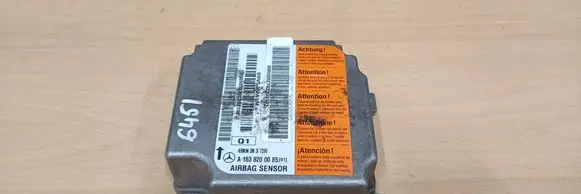 Mercedes-Benz ML W163 Airbag control unit/module A1638200085