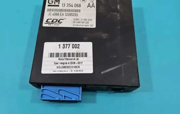 Opel Insignia A Central body control module 13354068 IMPRK1377002