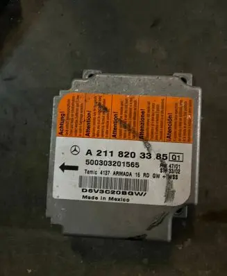Mercedes-Benz E W211 Airbag control unit/module A2118203385 500303201565 96V3C20BGW