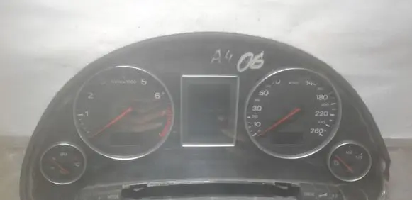Audi A4 S4 B6 8E 8H Speedometer (instrument cluster) 0263626026 8E0920900HX