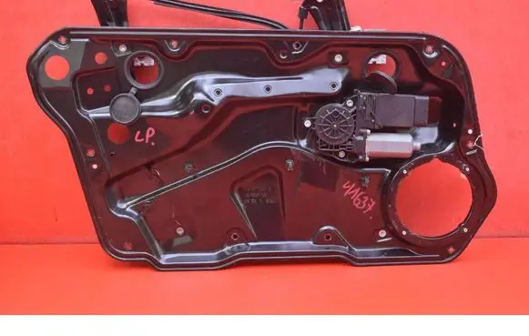 Volkswagen Golf IV Front door window regulator with motor 1J4837755B