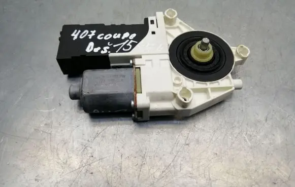 Peugeot 407 Front door window regulator motor 9663035580 1137328409 987284109