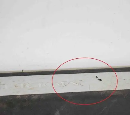 Tesla Model S Front sill trim cover 103039400D