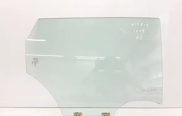 Nissan Qashqai Rear door window glass 43R001583
