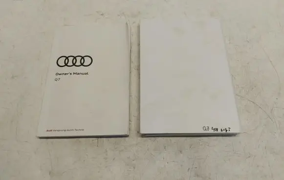 Audi Q7 4M User manual 