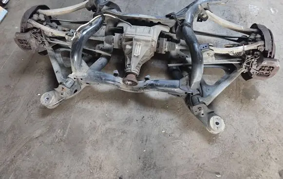 Volkswagen Touareg I Rear suspension assembly kit set 7L0500041 0AB525015C