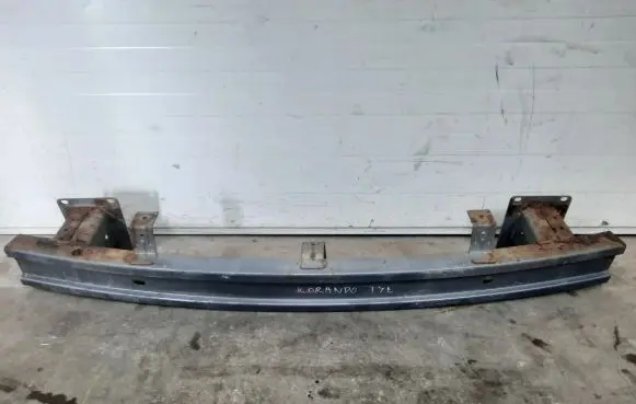 Rear bumper support beam