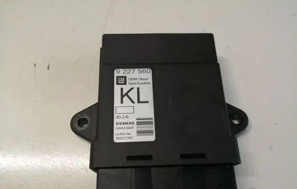 Opel Vectra C Door control unit/module 9227560 4026 5WK46001